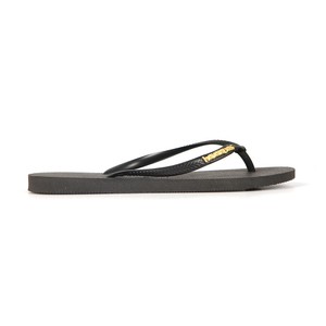 Slim Logo Metallic Flip Flop