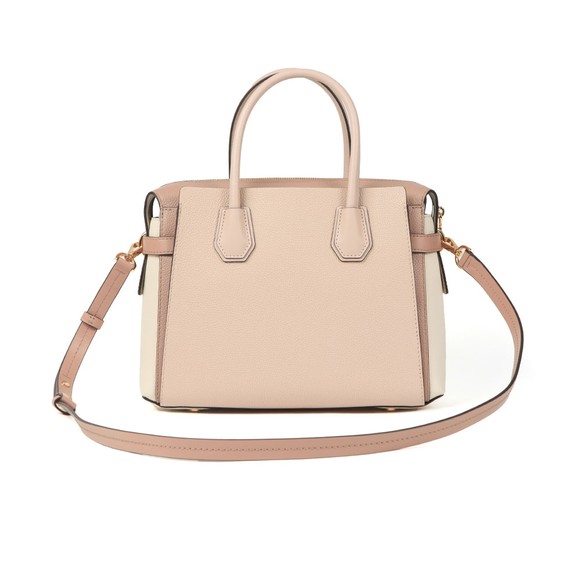 Michael Kors Womens Pink Mercer Pebbled Leather Satchel #2