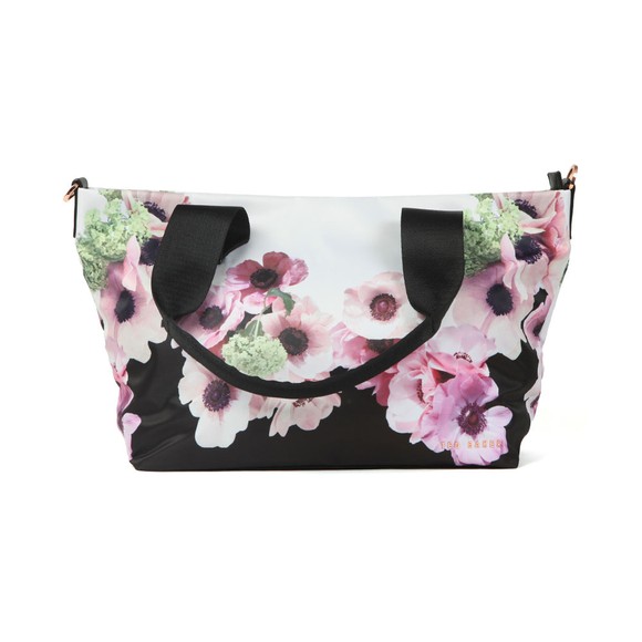 Ted Baker Womens Black Abiah Neopolitan Nylon Tote #1