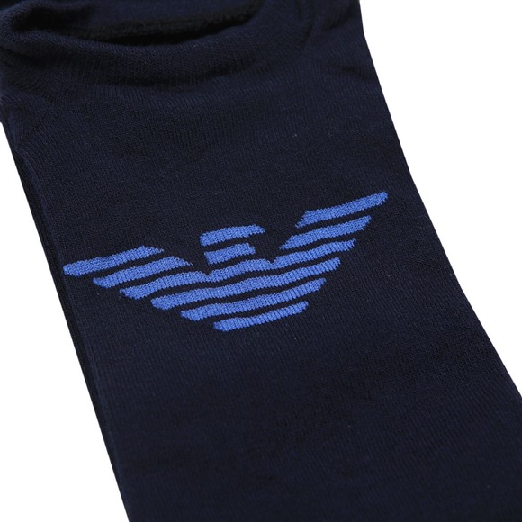 Emporio Armani Mens Blue Invisible Sock #2