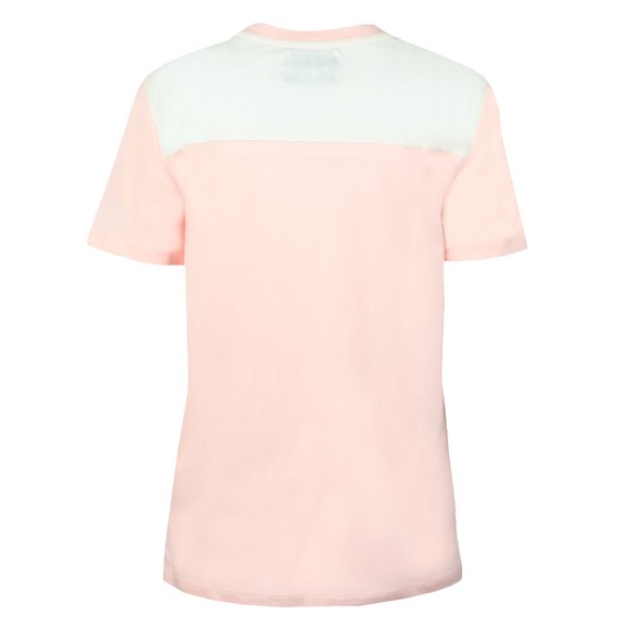 Calvin Klein Jeans Womens Pink Two Tone Logo T-Shirt main image