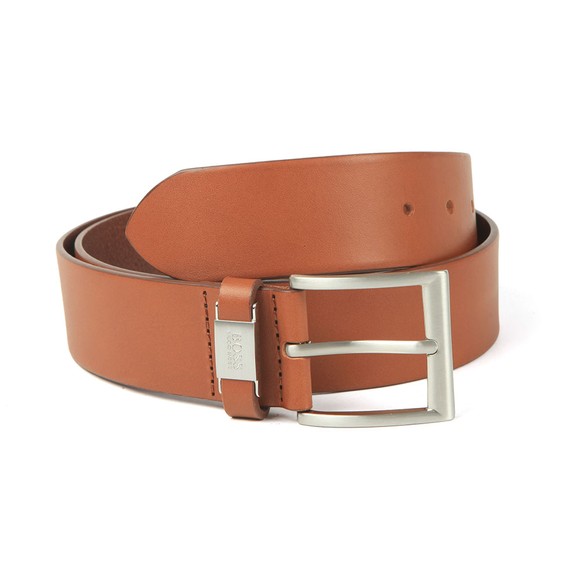 HUGO Mens Brown Connio Leather Belt main image