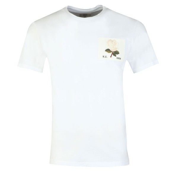 Kent & Curwen Mens White Rose 1926 Icon T Shirt main image