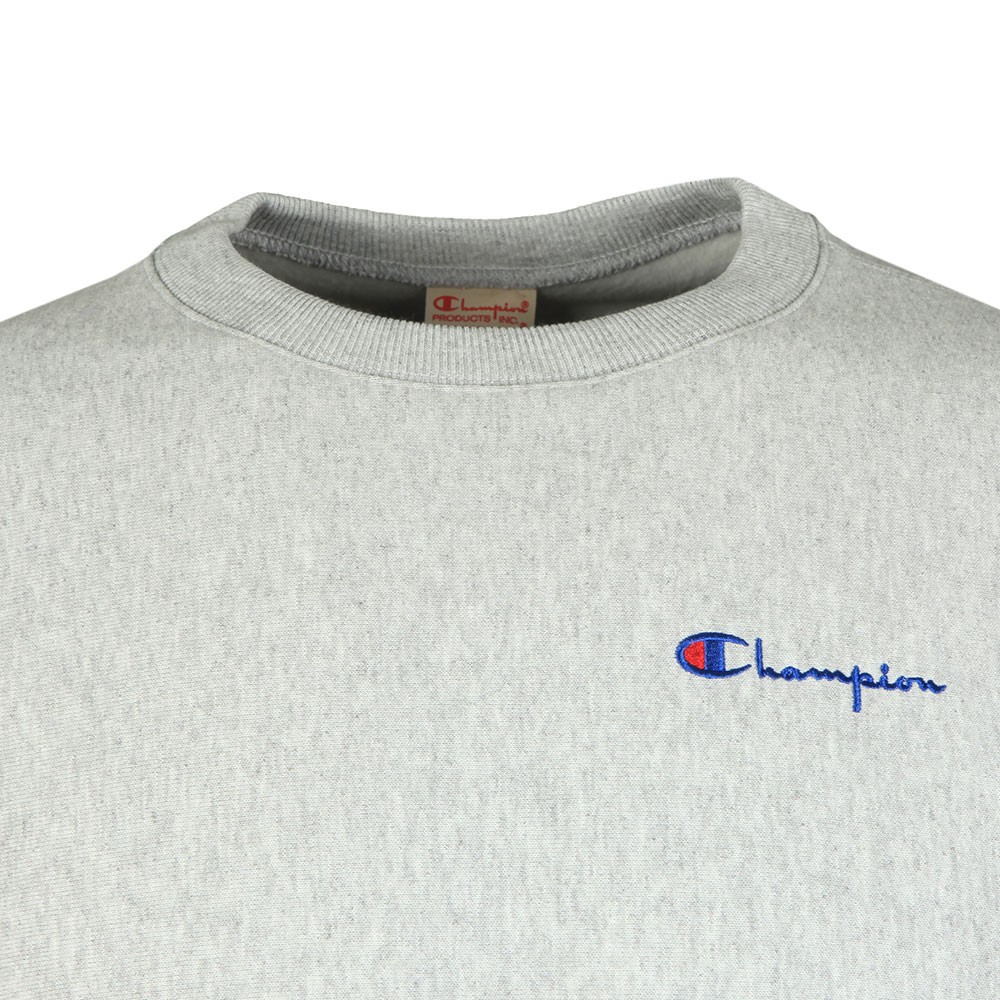 Champion Reverse Weave Small Script Logo Sweatshirt Oxygen Clothing