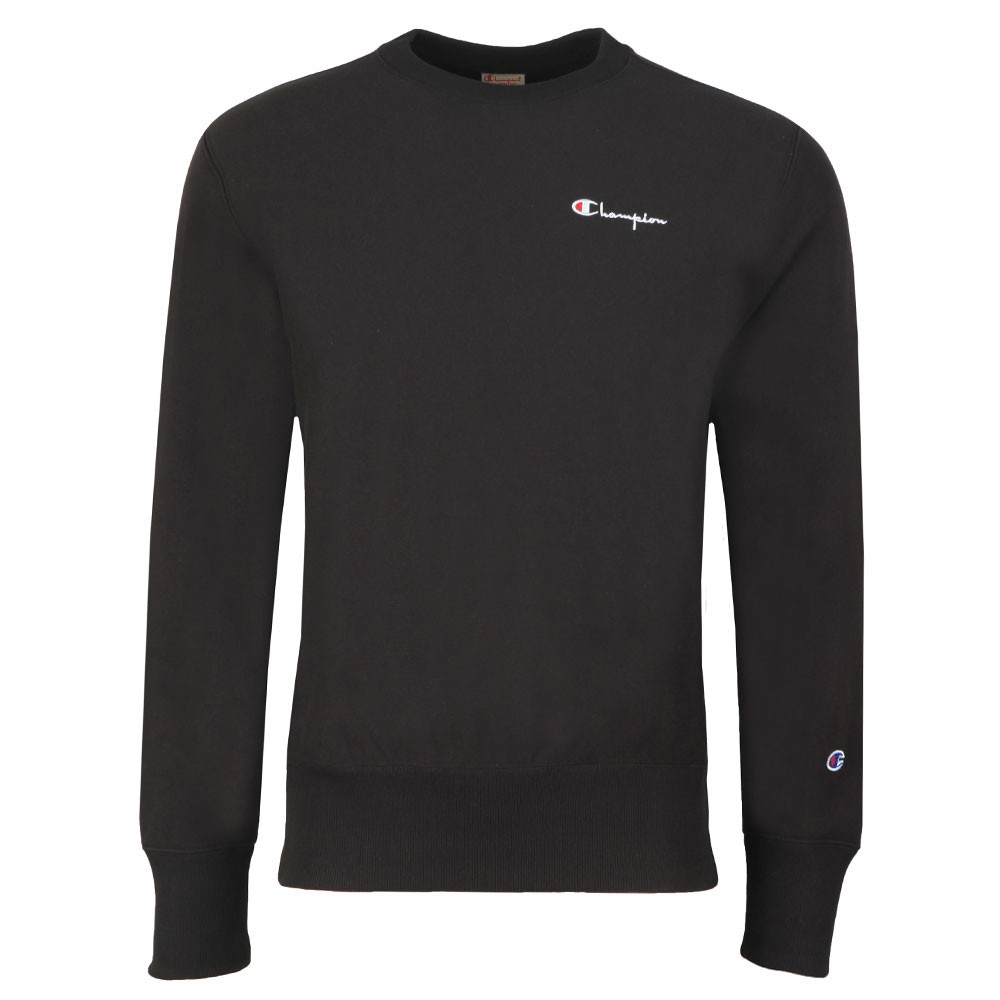 Champion Reverse Weave Small Script Logo Sweatshirt Oxygen Clothing