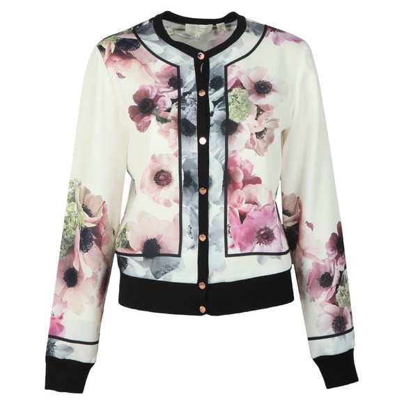 Ted Baker Womens White Eyala Neopolitan Cardigan #1