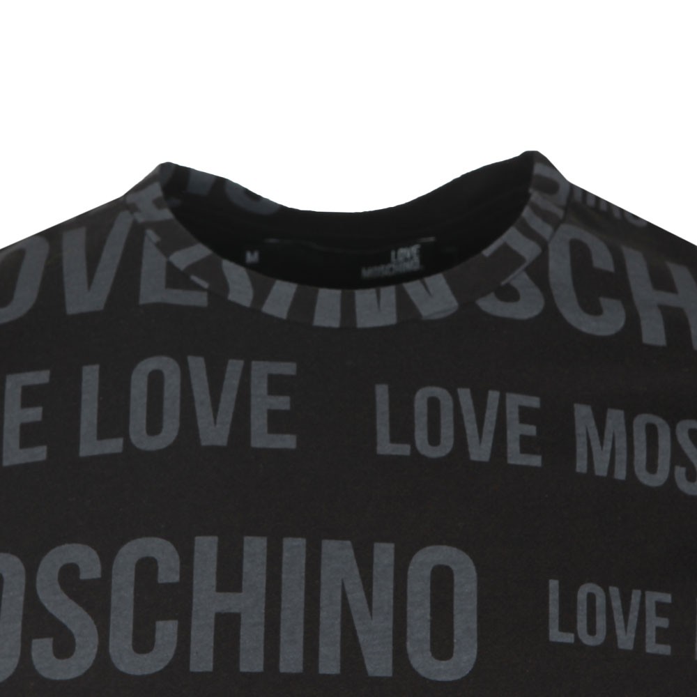 Tシャツ・カットソー Moschino Moschino All Over Print Shirt Moschino Baby - Boys White Logo T-Shirt | Childrensalon Outlet