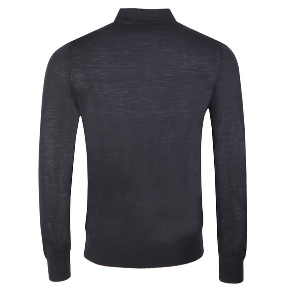 HUGO Mens Black San Giovanni Knitted Polo Shirt main image