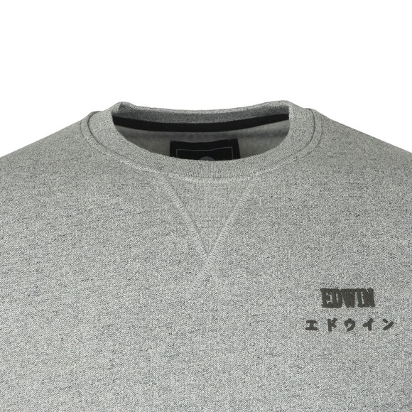 Edwin Mens Grey Base Crew Sweatshirt #2