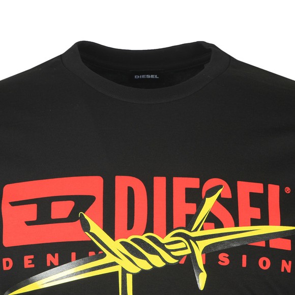 Diesel Mens Black Diego BX2 T Shirt main image