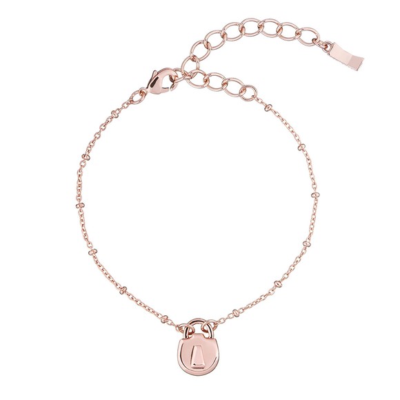 Ted Baker Womens Pink Padena Mini Padlock Bracelet #1
