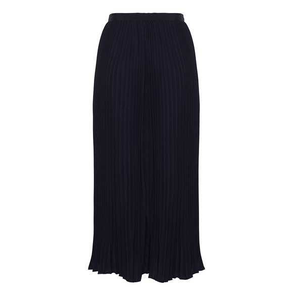 French Connection Womens Blue Crepe Light Pleated Midi Skirt #2