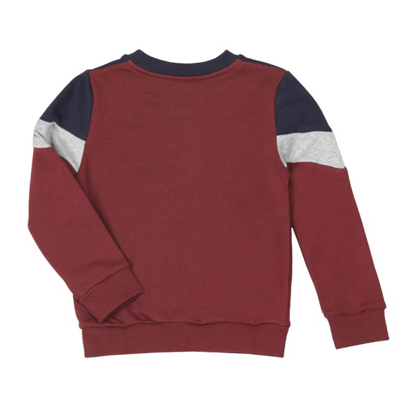 Paul Smith Junior Boys Red Triple Panel Zebra Sweat main image