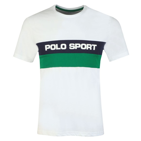 Polo Sport Ralph Lauren Stripe Logo T Shirt Oxygen Clothing