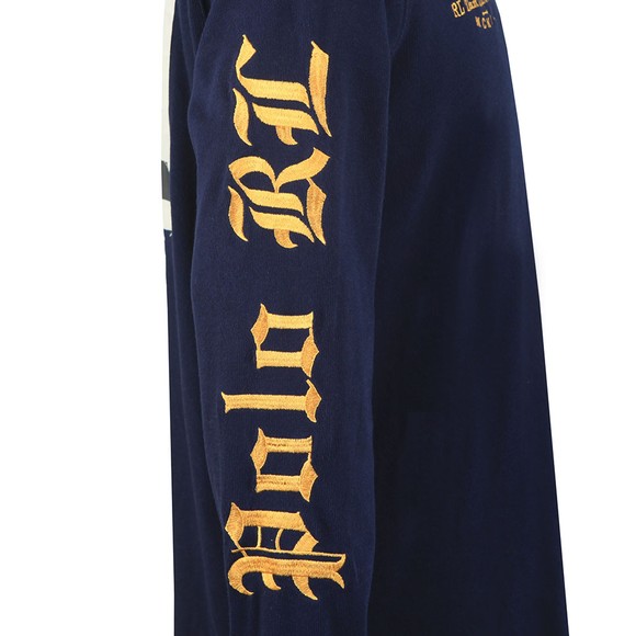 Polo Ralph Lauren Mens Blue St Andrews Rugby Polo Shirt #2