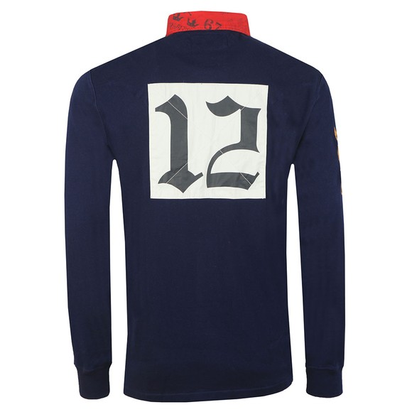 Polo Ralph Lauren Mens Blue St Andrews Rugby Polo Shirt #3