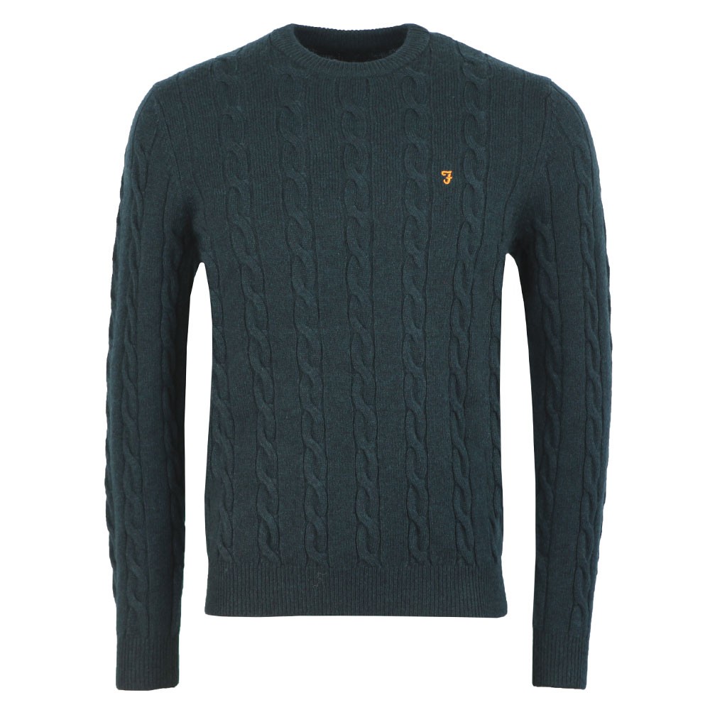 farah cable knit jumper