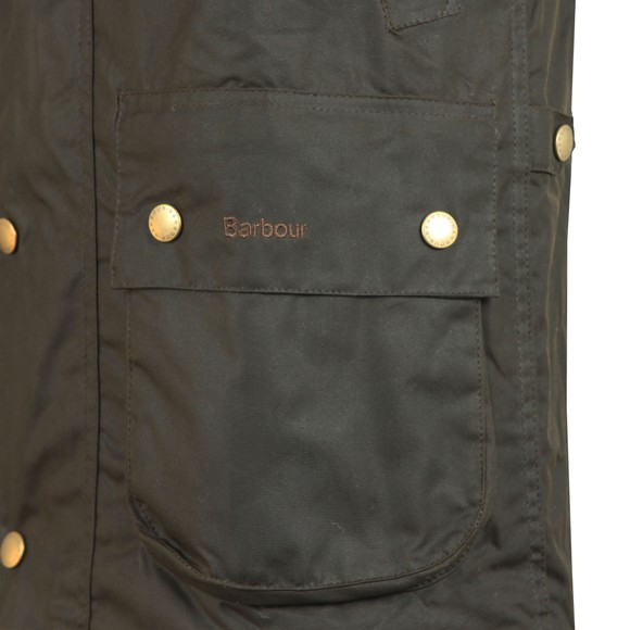 Barbour Sporting Mens Green Westmorland Wax Waistcoat main image