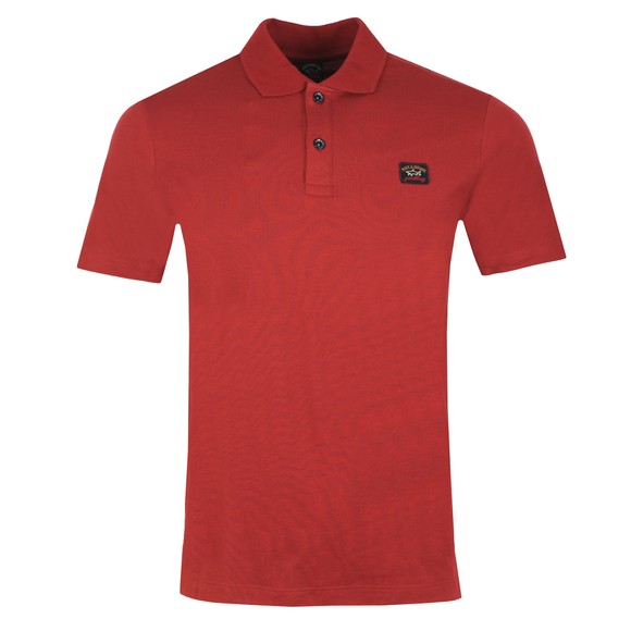 Paul & Shark Mens Red Chest Badge Polo Shirt main image