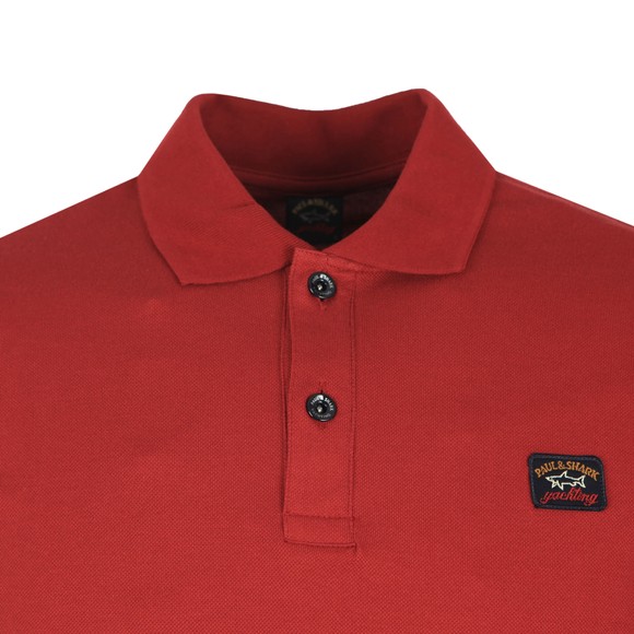 Paul & Shark Mens Red Chest Badge Polo Shirt main image