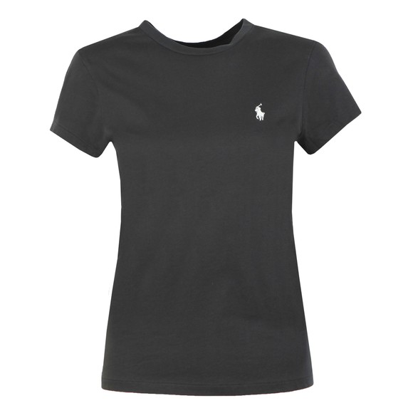 Polo Ralph Lauren Womens Black Basic Crew T Shirt #1