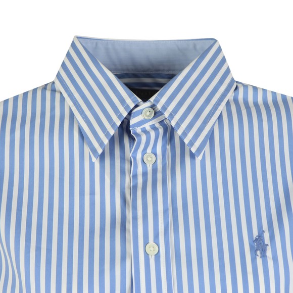 Polo Ralph Lauren Womens White White Multi Stripe Long Sleeve Shirt #2