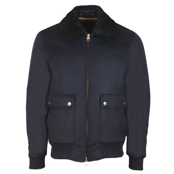 Private White V.C. Mens Blue The Flight Jacket #1