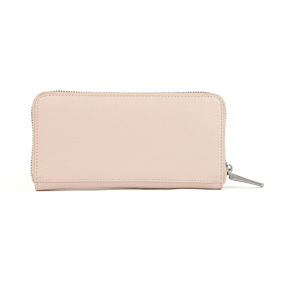 Barbour Lifestyle Womens Pink Leather Clutch Purse main image