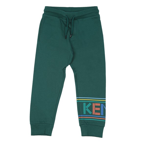 Kenzo Kids Boys Green Sport Line Logo Jogger main image