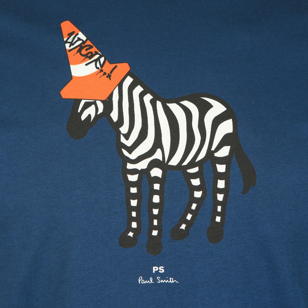 PS Paul Smith Zebra Cone Tee Oxygen Clothing