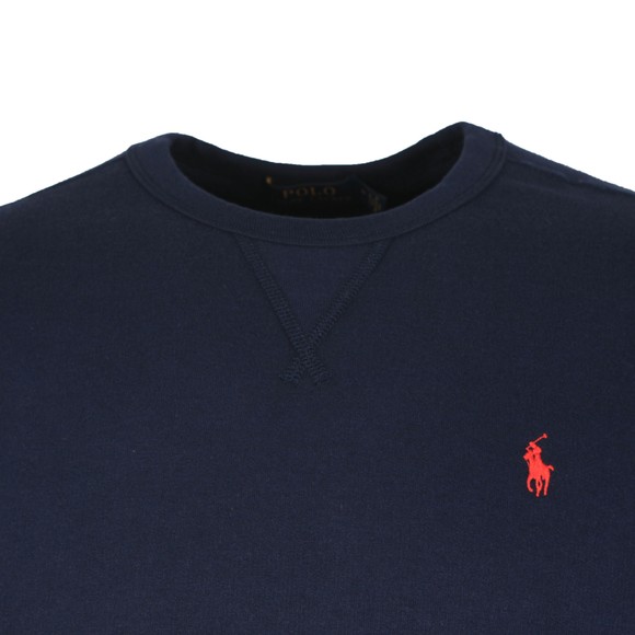 Polo Ralph Lauren Mens Blue Fleece Crew Neck Sweatshirt main image