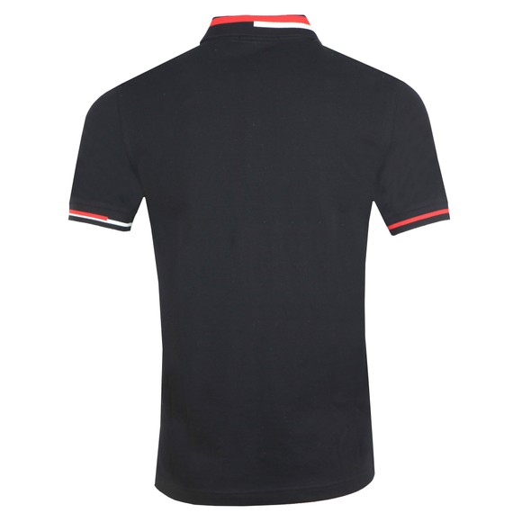 Fred Perry Mens Black Abstract Collar Polo #3