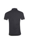 Pretty Green Mens Black Paisley Printed Collar Polo