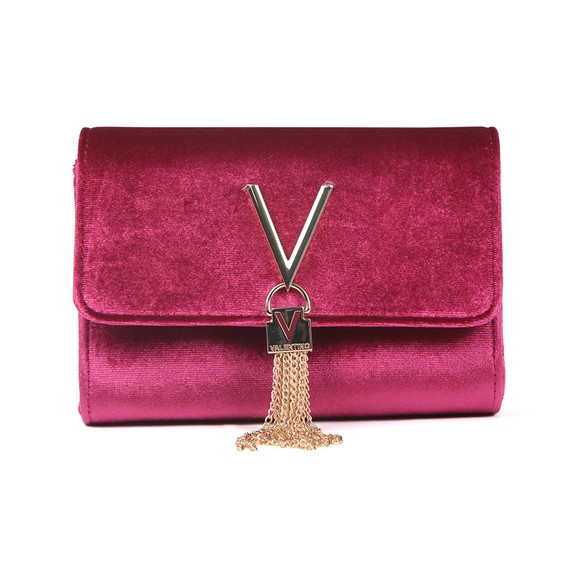 Valentino Bags Womens Purple Marilyn Suede Small Clutch main image