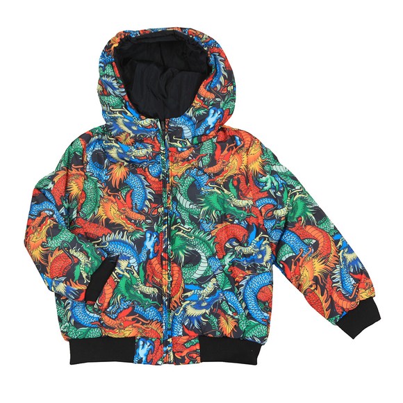 Kenzo Kids Boys Multicoloured Japanese Reversible Dragon Jacket #1