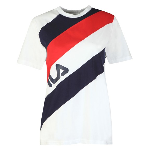 Fila Womens Blue Striped T-Shirt #1