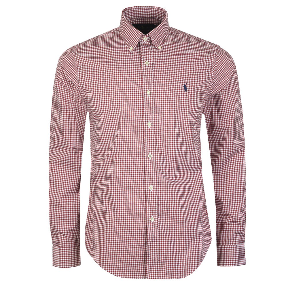 Polo Ralph Lauren Slim Fit Stretch Gingham Shirt Oxygen Clothing