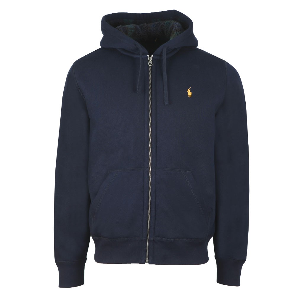 ralph lauren fleece lined hoodie