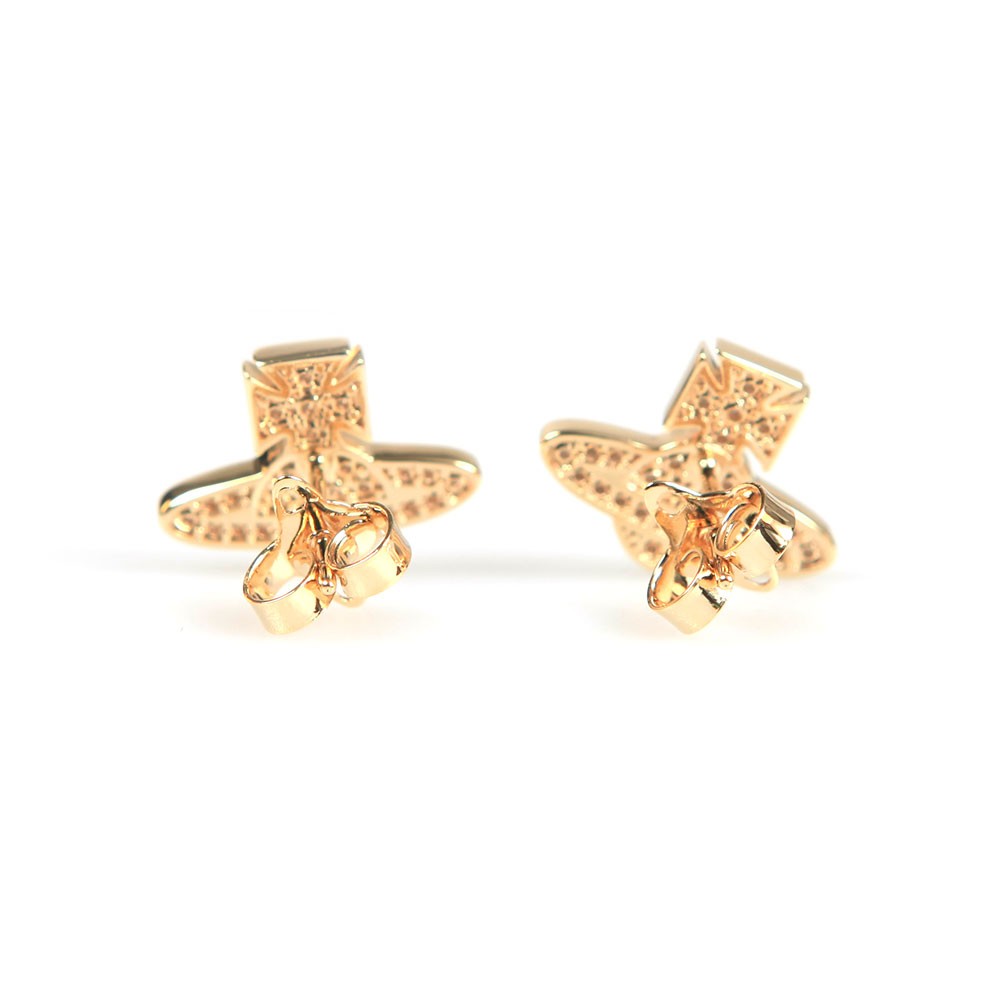 Vivienne Westwood Romina Pave Orb Earring Oxygen Clothing