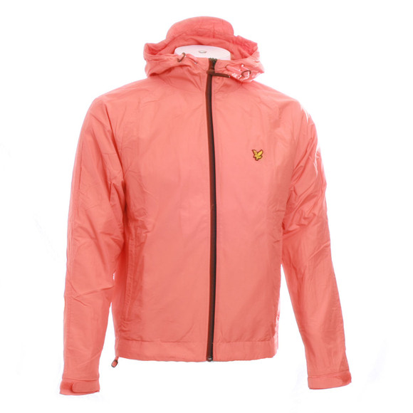 Lyle & Scott Mens Orange Lyle & Scott Light Orange Shell Jacket main image