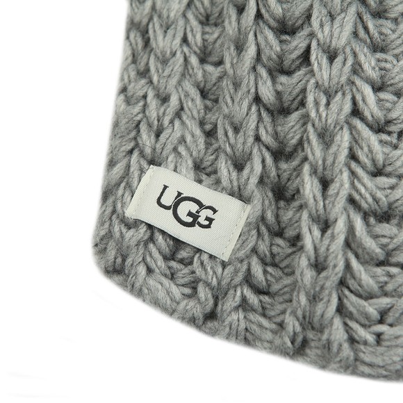 Ugg Womens Grey Chunky Knit Scarf main image