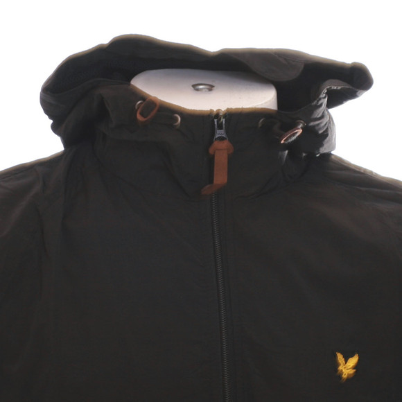 Lyle & Scott Mens Black Lyle & Scott Black Shell Jacket main image