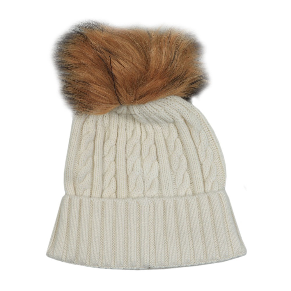 Holland Cooper Cashmere Cable Knit Bobble Hat Masdings