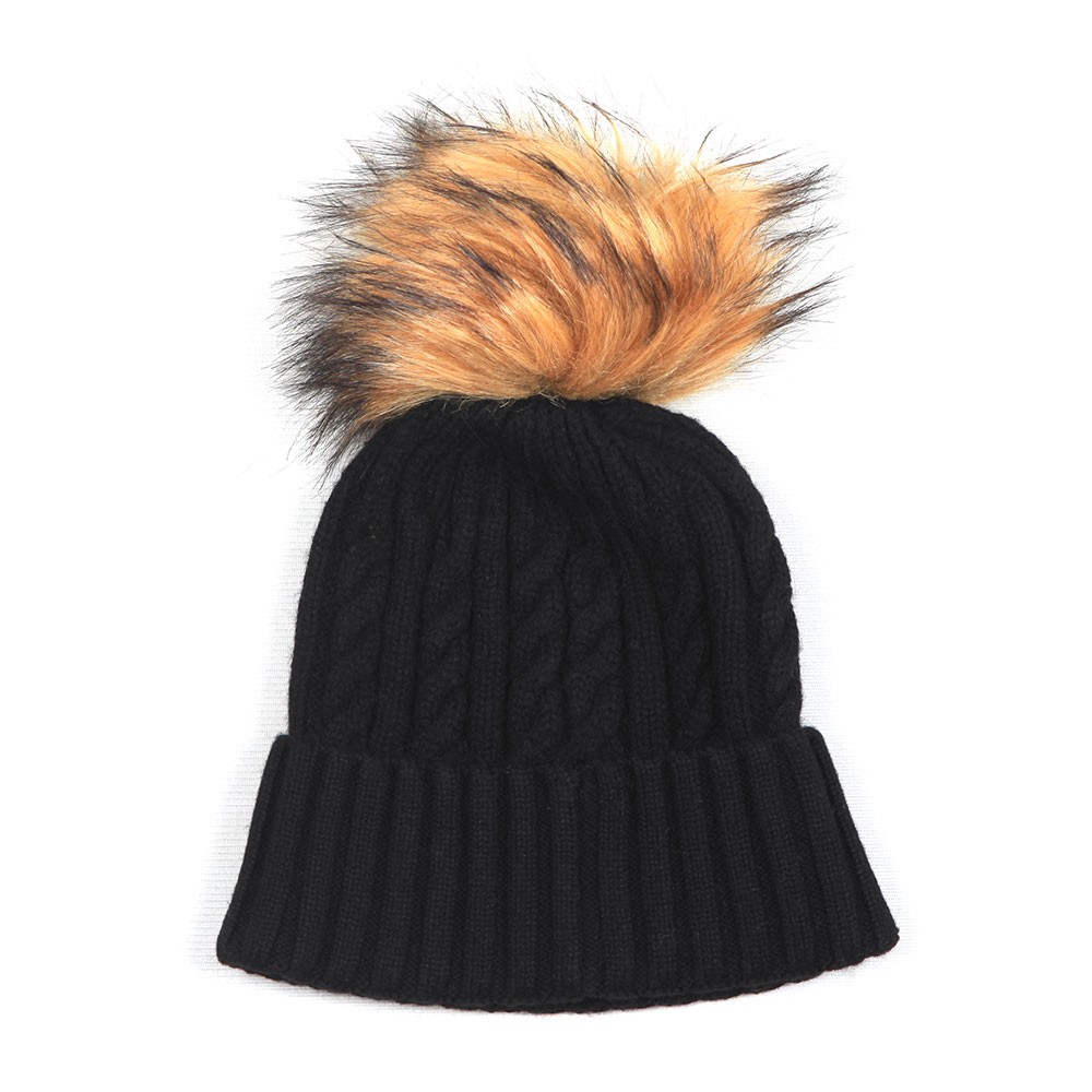 Holland Cooper Cashmere Cable Knit Bobble Hat Masdings