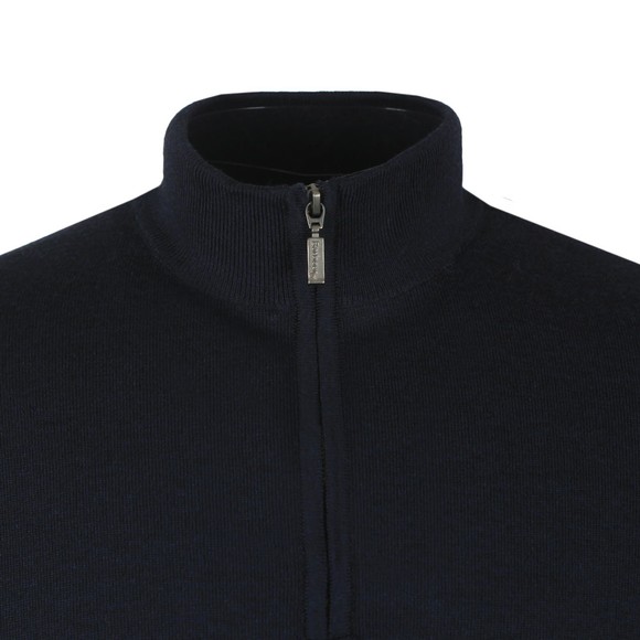 Barbour Lifestyle Mens Blue Gamlan 1/2 Zip Jumper main image