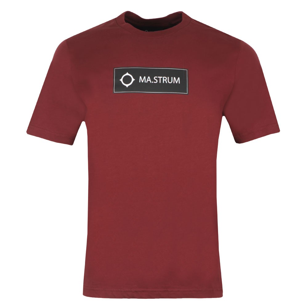 ma strum box logo t shirt