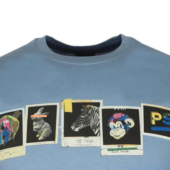 PS Paul Smith Mens Blue Photos T-Shirt #2