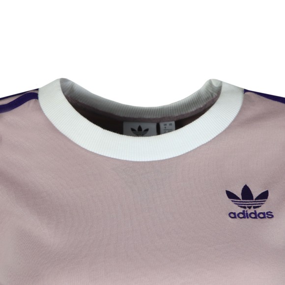 adidas Originals Womens Purple 3 Stripes T-Shirt main image