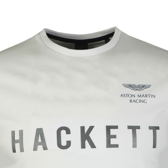 Hackett Mens White AMR T-Shirt main image