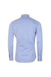Hackett Mens Blue Mini Check Shirt